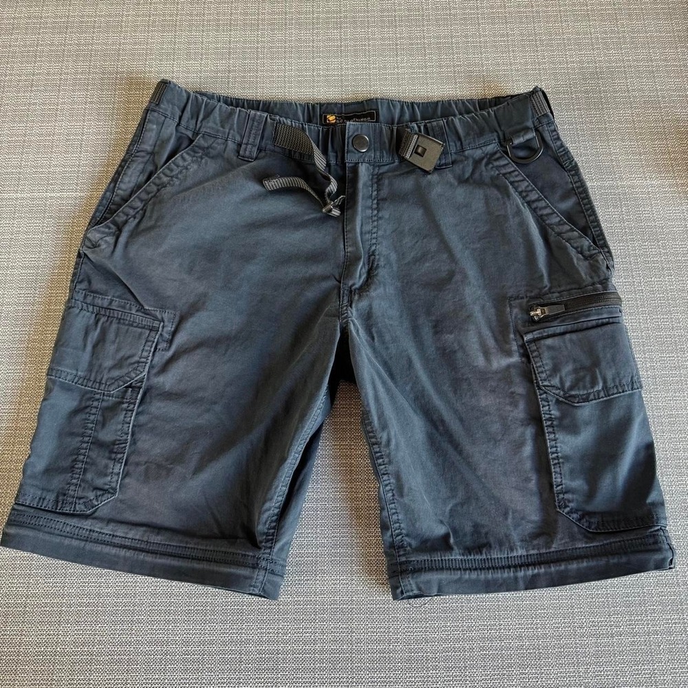 BC Clothing Co. Navy Men's Cargo Shorts w/ Belt